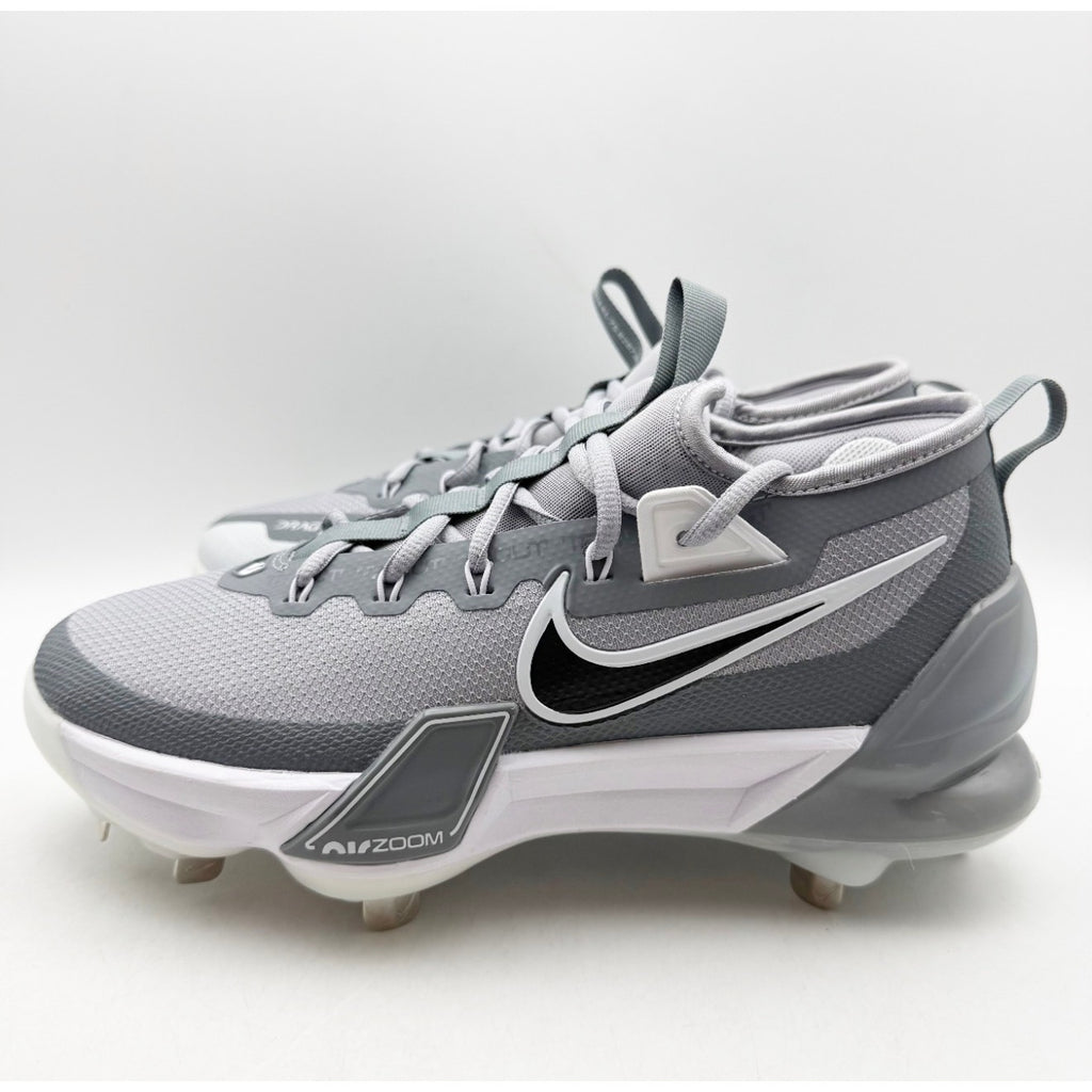 Nike Mens Force Zoom Trout 9 Elite Metal Baseball Cleats Size 7 Grey FB2906 NWOB