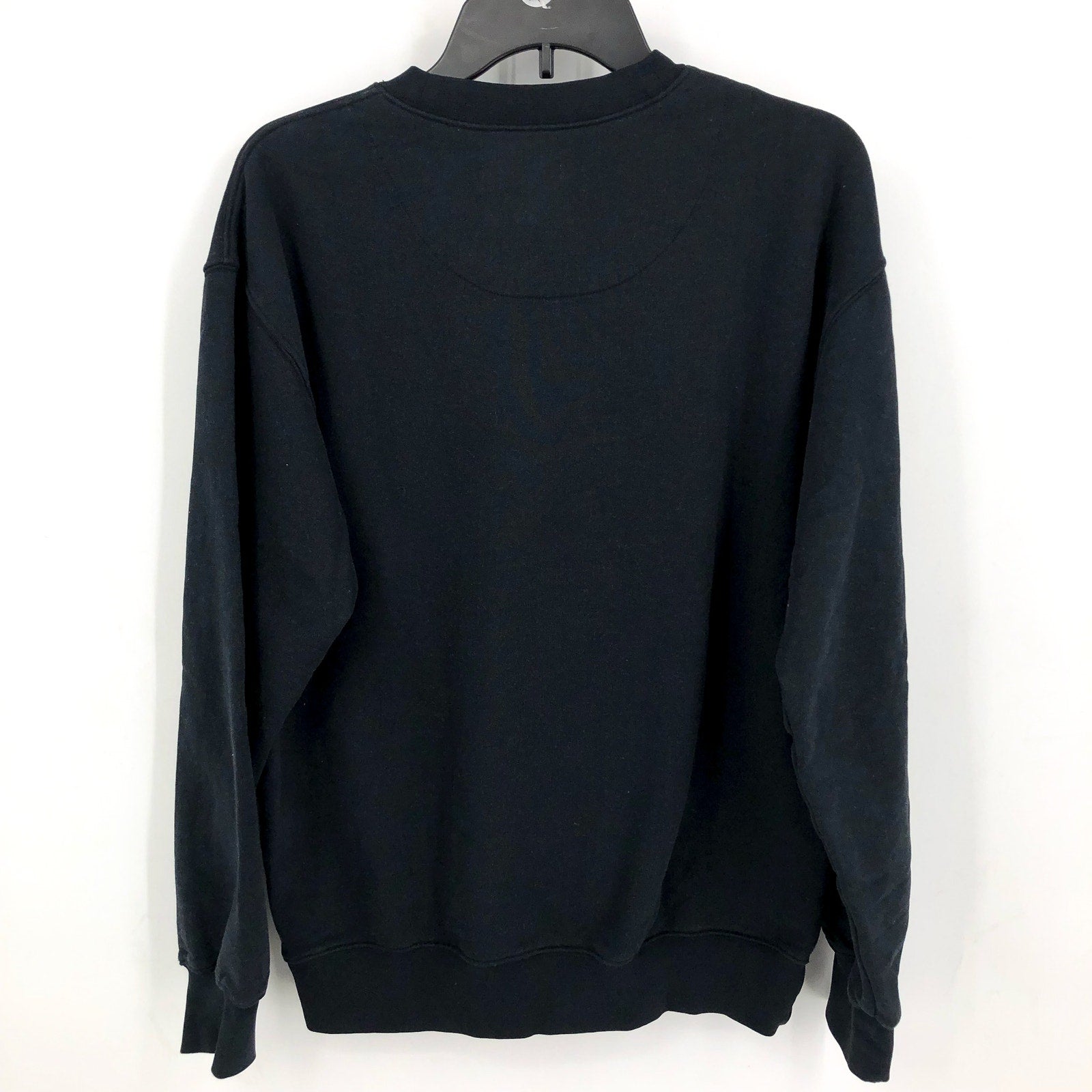 MADEWELL Woodland Reverse Crew Neck Sweatshirt Small True Black NK077 NWOT