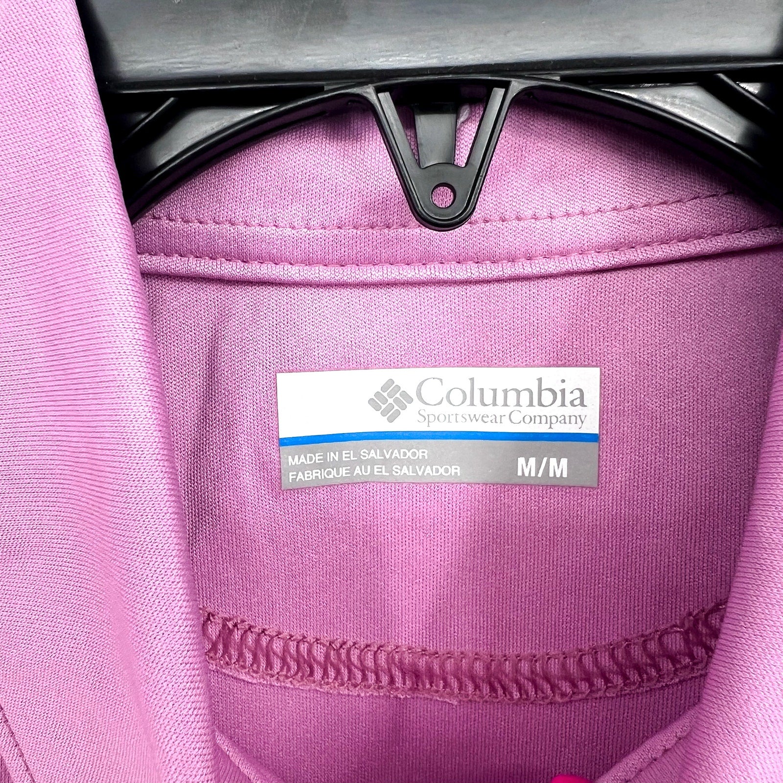 COLUMBIA Women's Tidal Tee Polo Shirt Medium Pink Minuet Short Sleeve UPF NWT