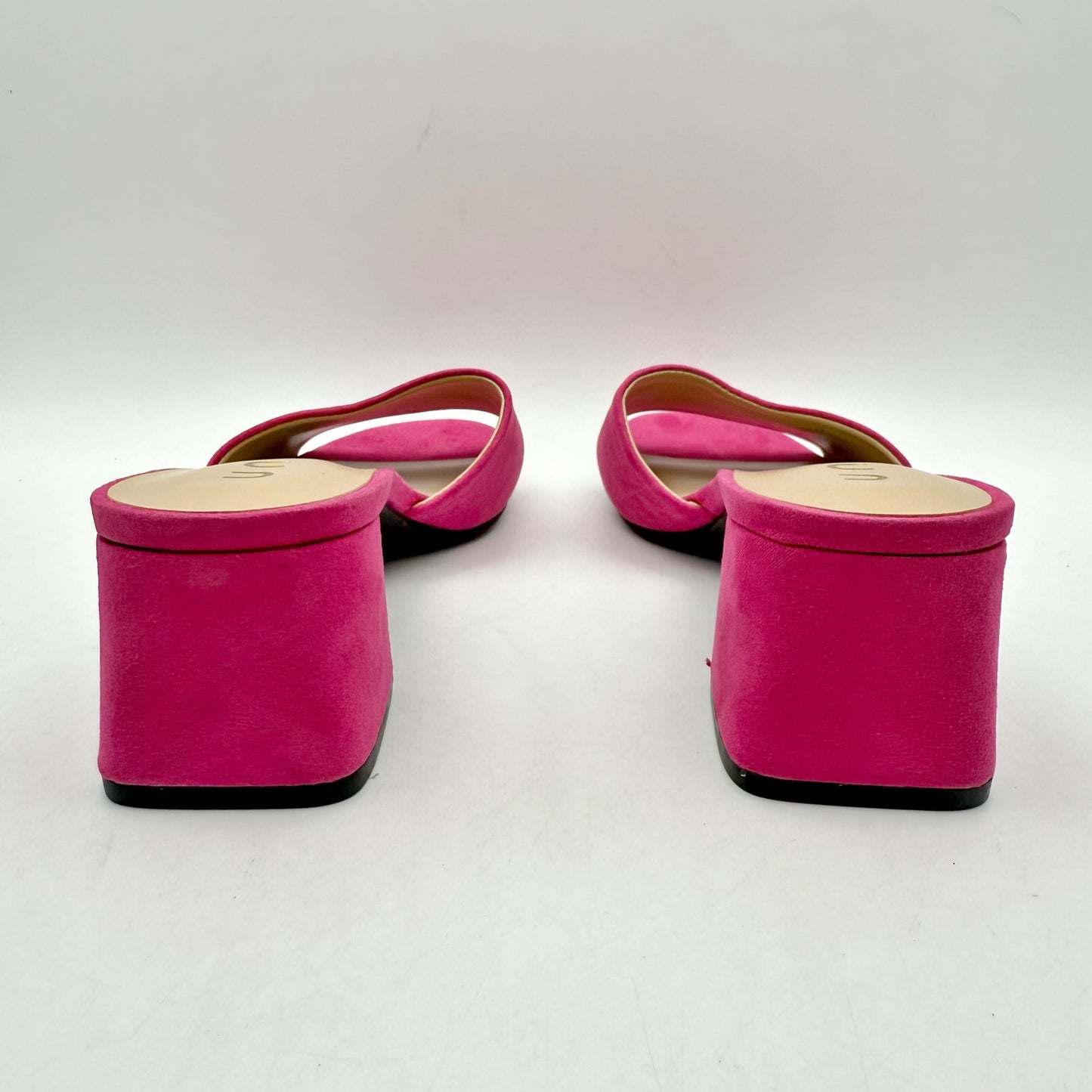 Unisa Womens Venley Heeled Sandal US 6 M EU 36.5 Pink Slip On NWOB