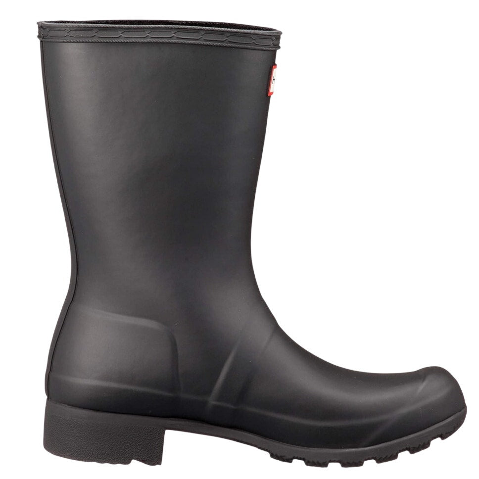Hunter Womens Original Tour Short Mid Rain Boot Size 10 Black Waterproof NWOB