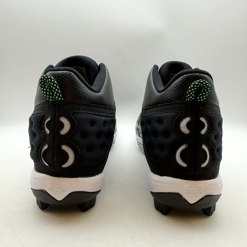Under Armour Mens Bryce Harper 8 Mid RM Baseball Cleats US 12 Black Green NIB