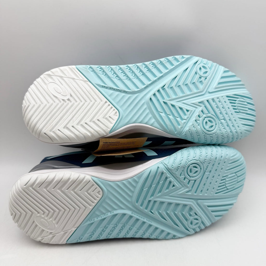Asics Womens GEL-Resolution 8 Tennis Sneakers US 8 Blue Grey Athletic NWT