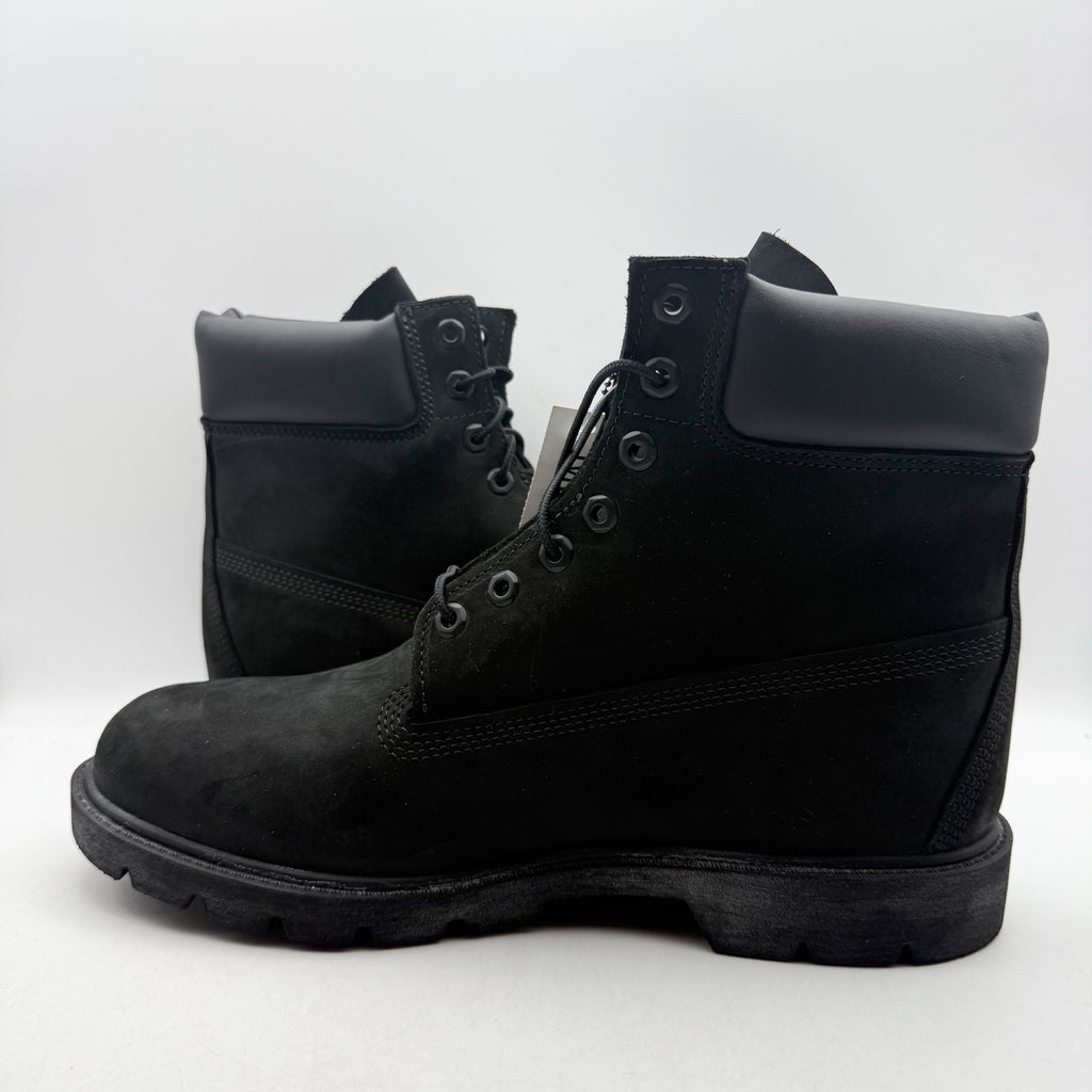 Timberland Mens Classic 6" Boots US 11 M EU 45 Black Nubuck Waterproof NIB