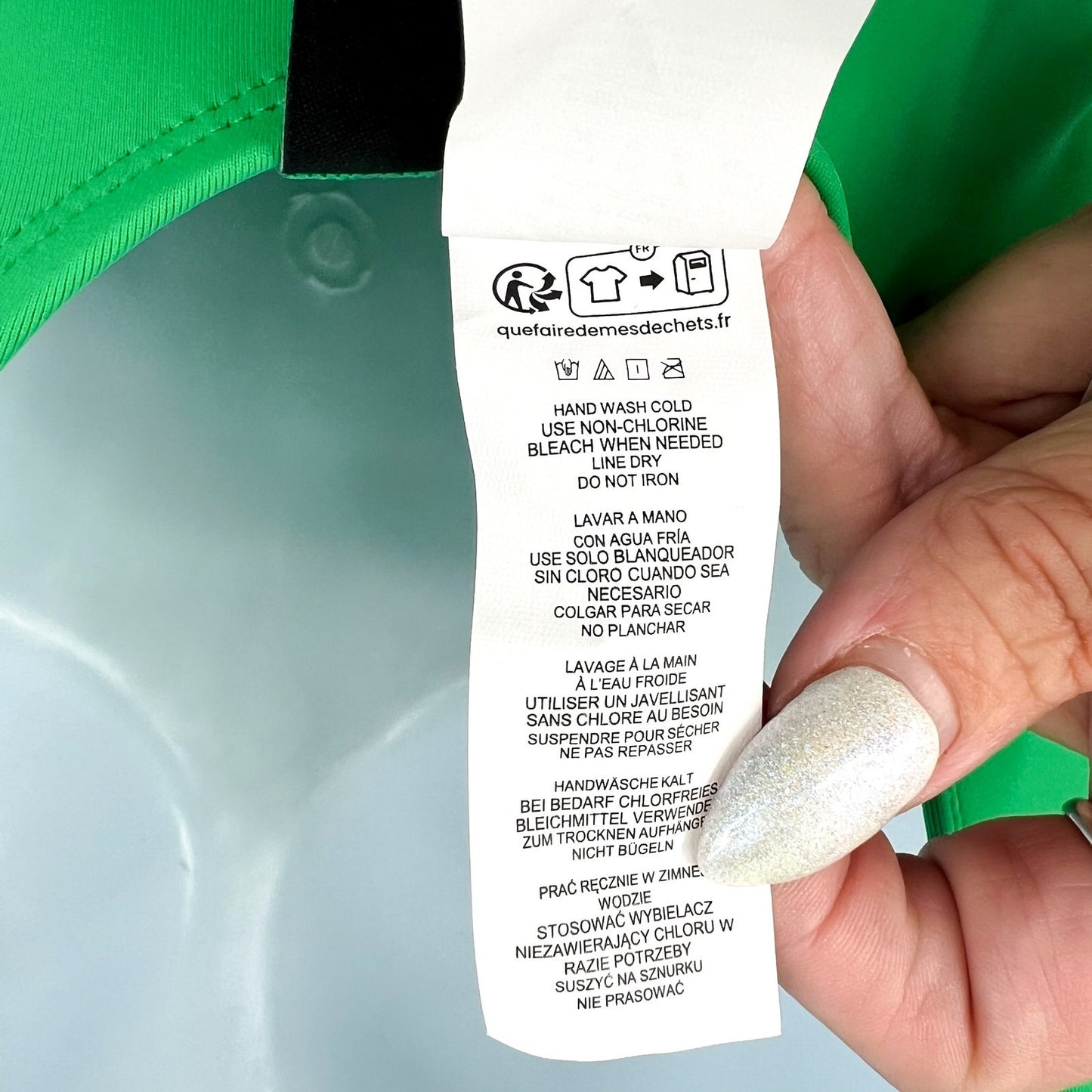 LAUREN RALPH LAUREN Ruffle One Piece Swimsuit Size 8 Palm Green Beach Club NWT