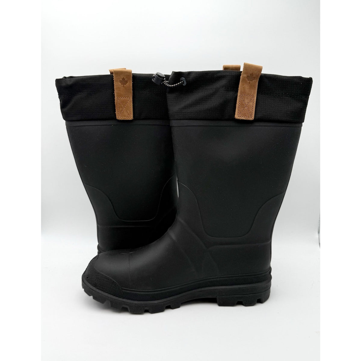 Kamik Mens Tundra Winter Boots Size 10 M EU 43 Black Waterproof Mid-Calf NIB