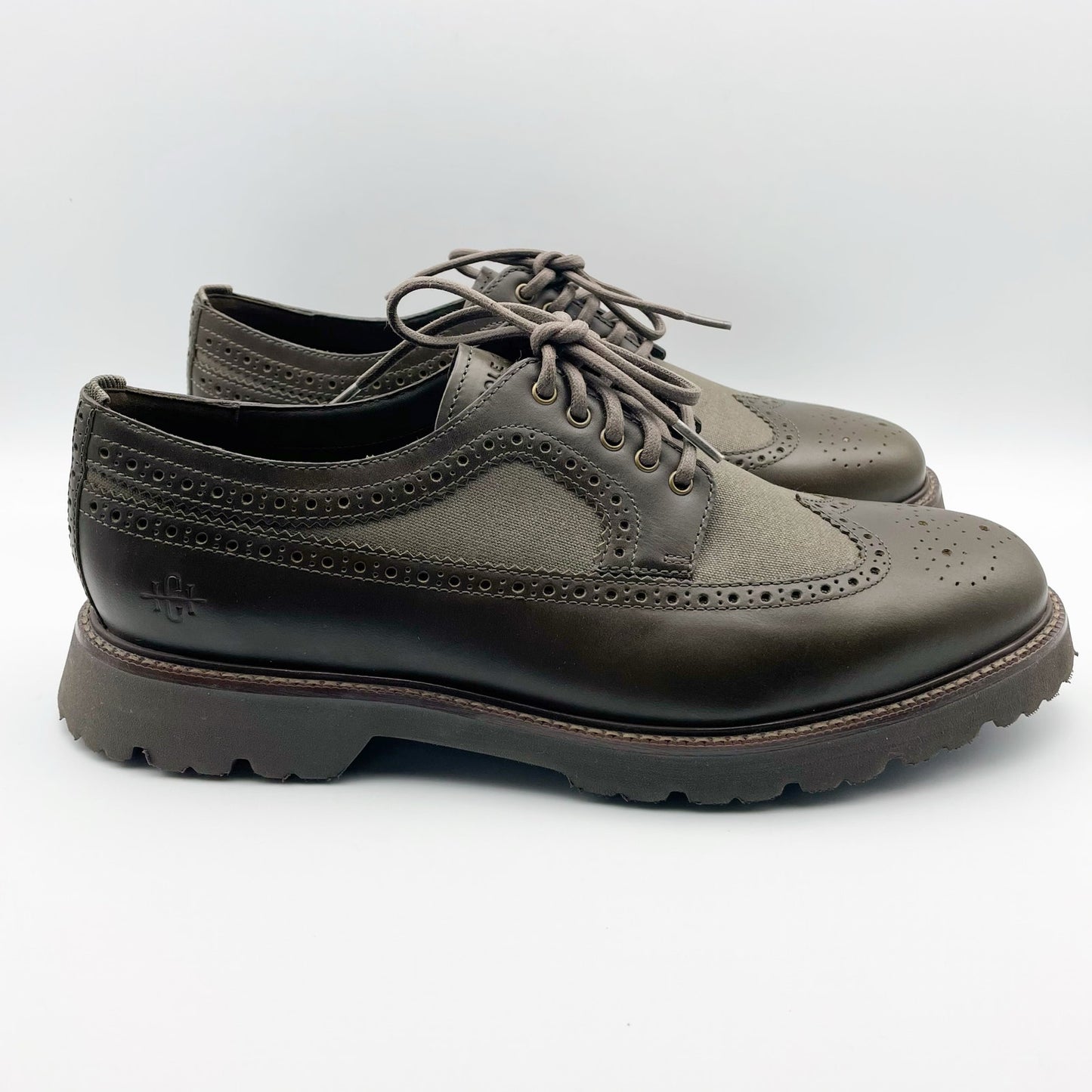 Cole Haan Men's American Classics Long Wing Shoes US 12M EU 45 Green Leather