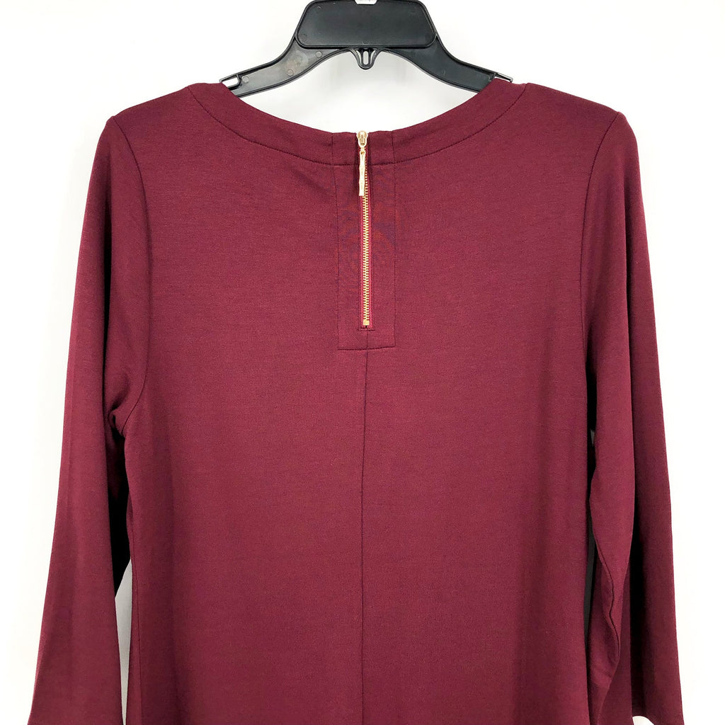 TOMMY BAHAMA Women's Darcy Ponte Knit Dress Medium Red Meritage Wine NWT