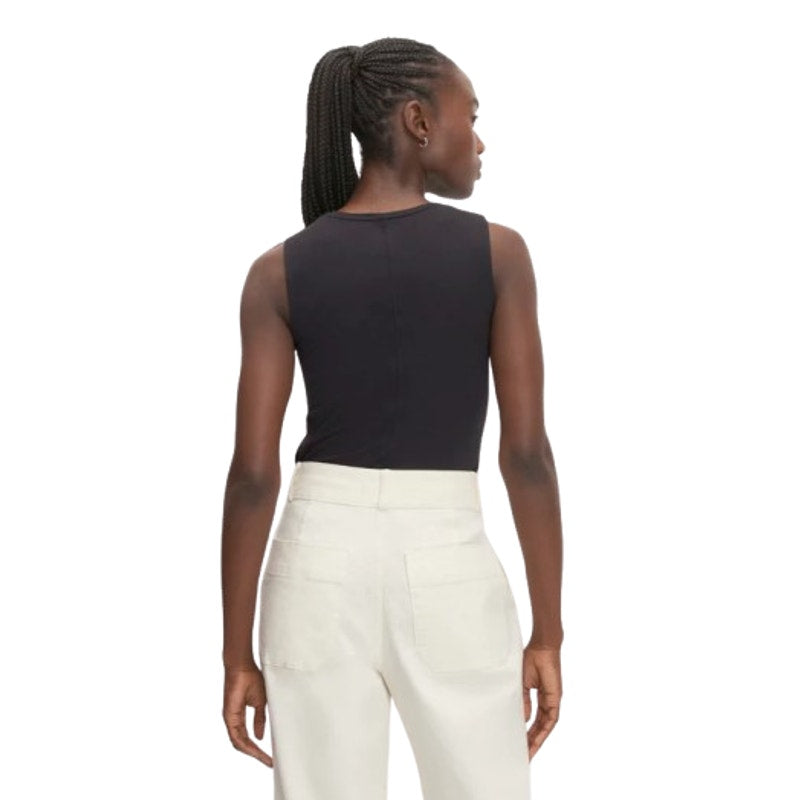EVERLANE Women's The Supima Form Tank Top Medium Black Sleeveless Crewneck NWT