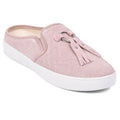Spenco Women's Bindie Slip On Shoes Size 8 Wide Blush Pink Embossed Suede NIB