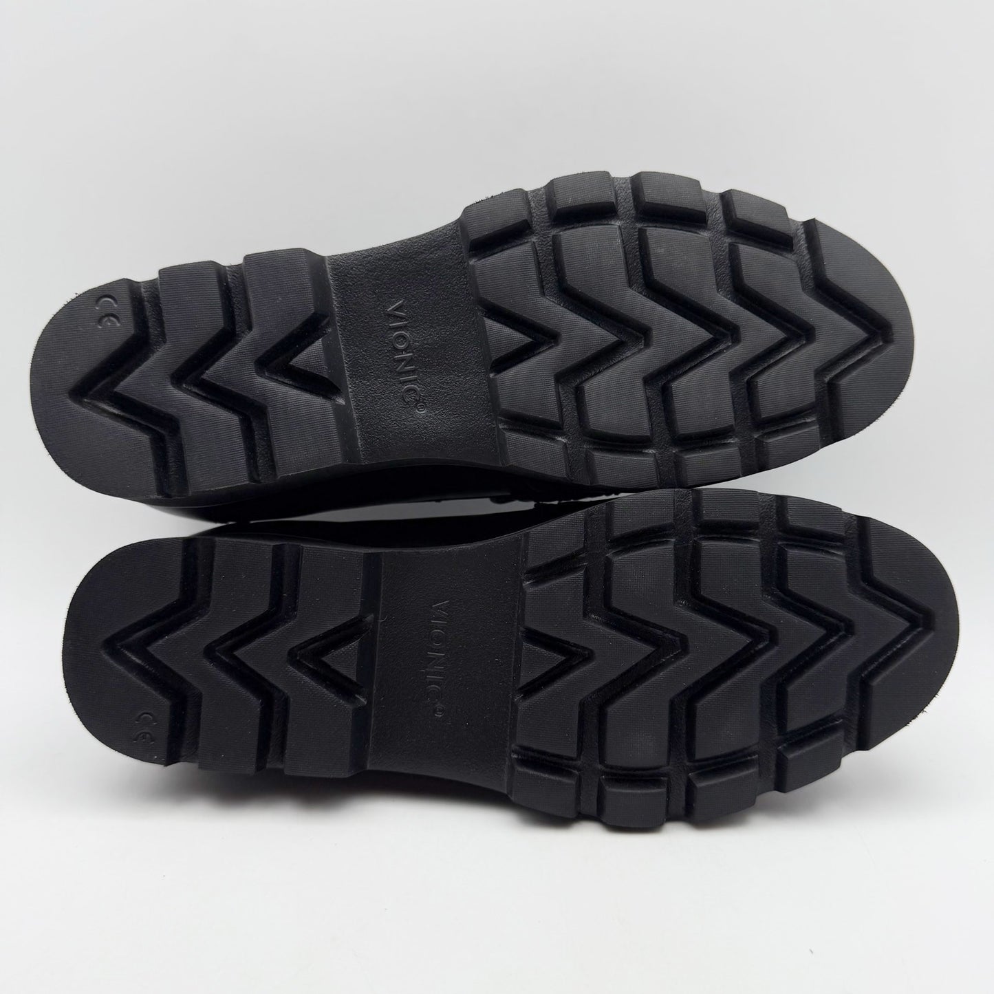 Vionic Womens Cheryl ll Loafers US 7 Wide EU 37 Black Leather NIB