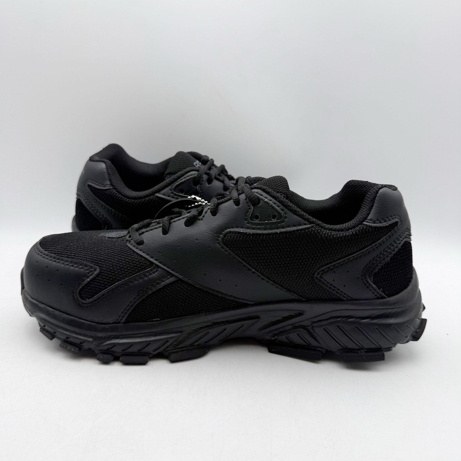 Reebok Work Mens Hyperium Work Shoes US 7 M Black EH Comp Toe NIB