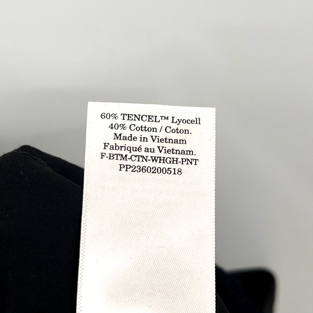 Everlane Womens The Way-High Drape Pants Size 4 Black 31" Inseam Pleated NWT