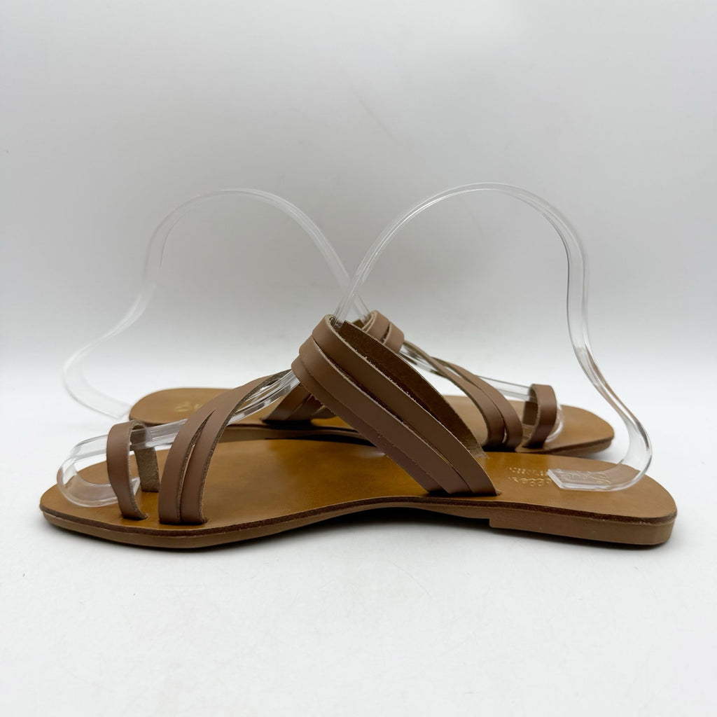 Seychelles Womens Summer Rain Sandals US 7 EU 38 Brown Leather NWOB