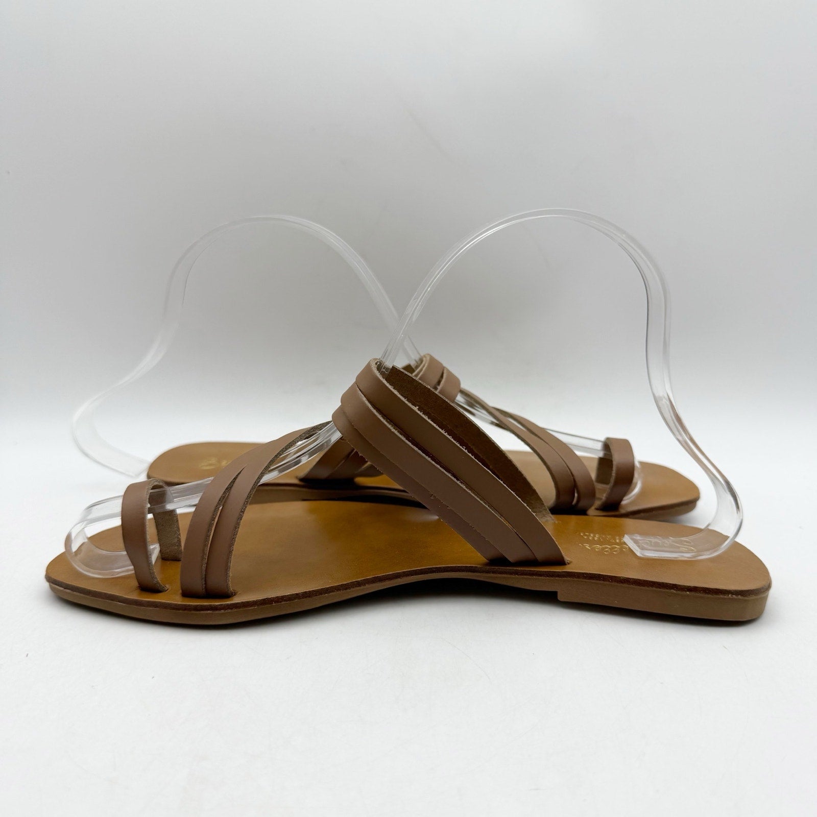 Seychelles Womens Summer Rain Sandals US 7 EU 38 Brown Leather NWOB