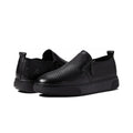 Propet Womens Kate Casual Sneaker Size 7.5 Black Perforated Leather Slip-On NWOB