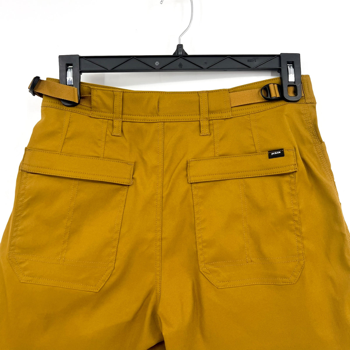 PRANA Women's Stretch Zion Cargo Shorts Size 10 Retro Olive Green 5" Inseam NWT