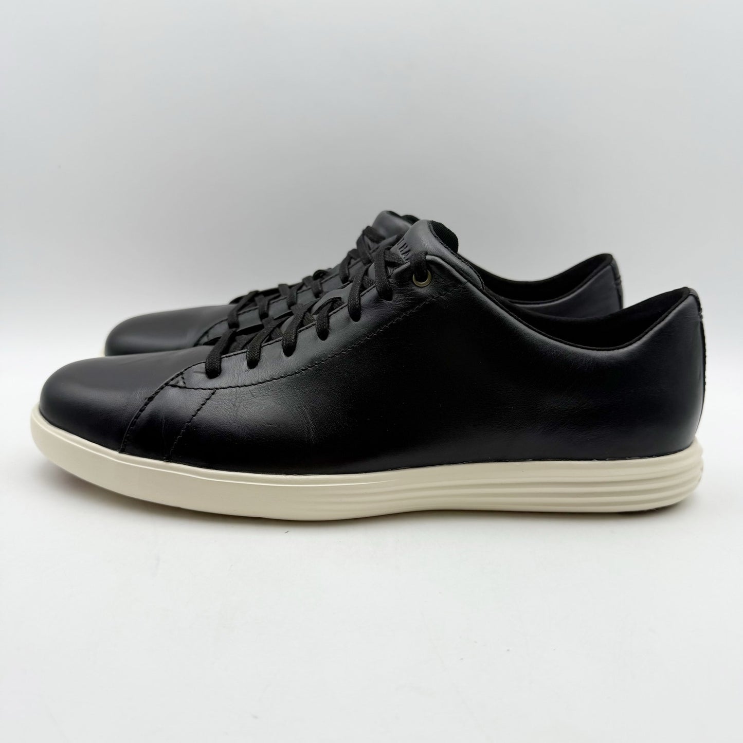 Cole Haan Mens Grand Crosscourt ll Sneakers US 10 M Black White Leather NIB