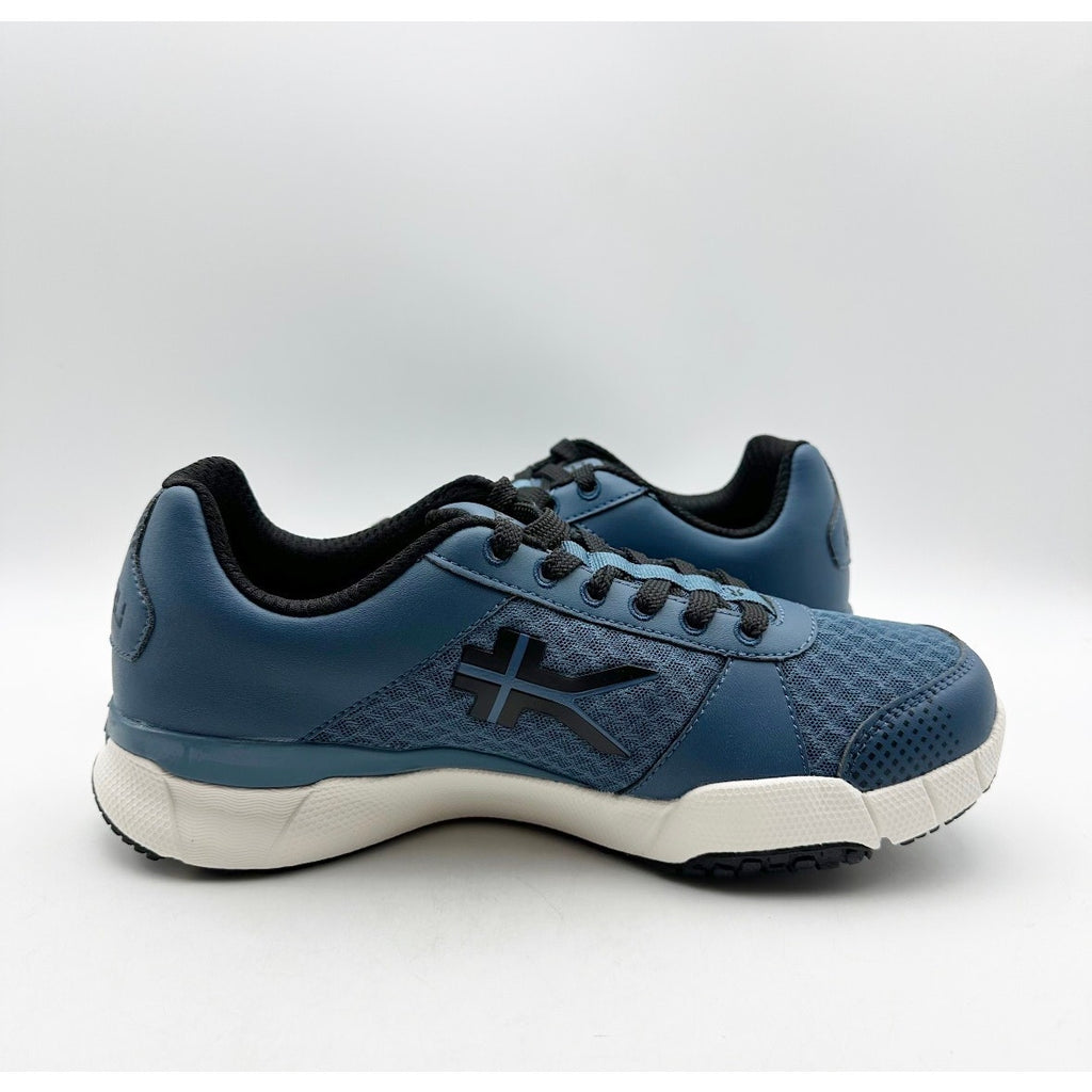 KURU Quantum Athletic Shoes MENS 7 or WOMENS 8.5 WIDE Blue Black Sneakers NWOB