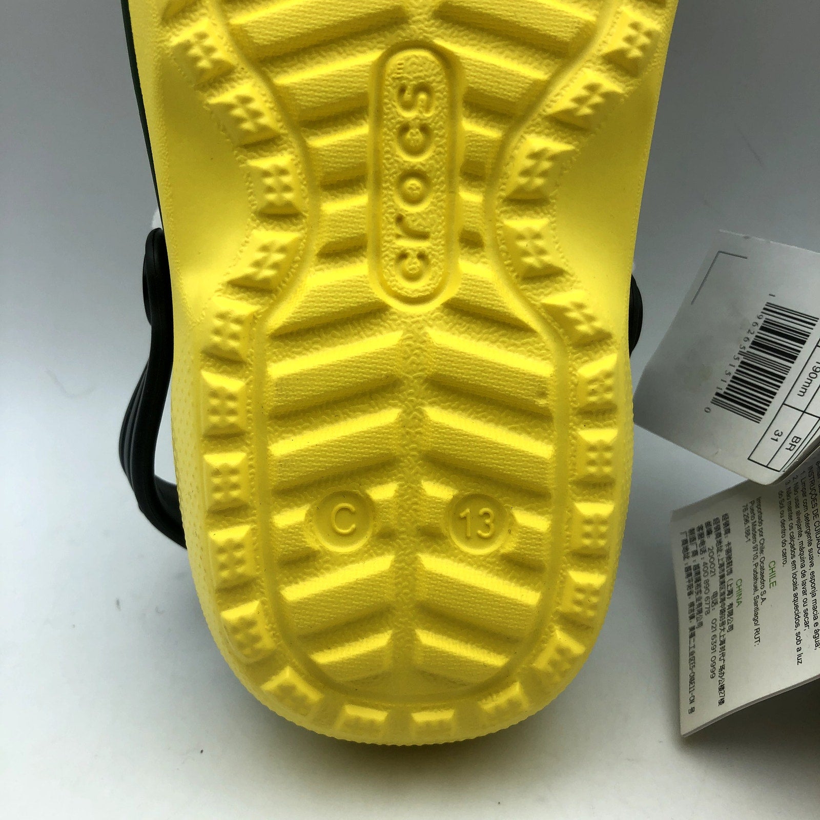 Crocs Kids Elf Classic Clogs Size 13 Festive Green NWT