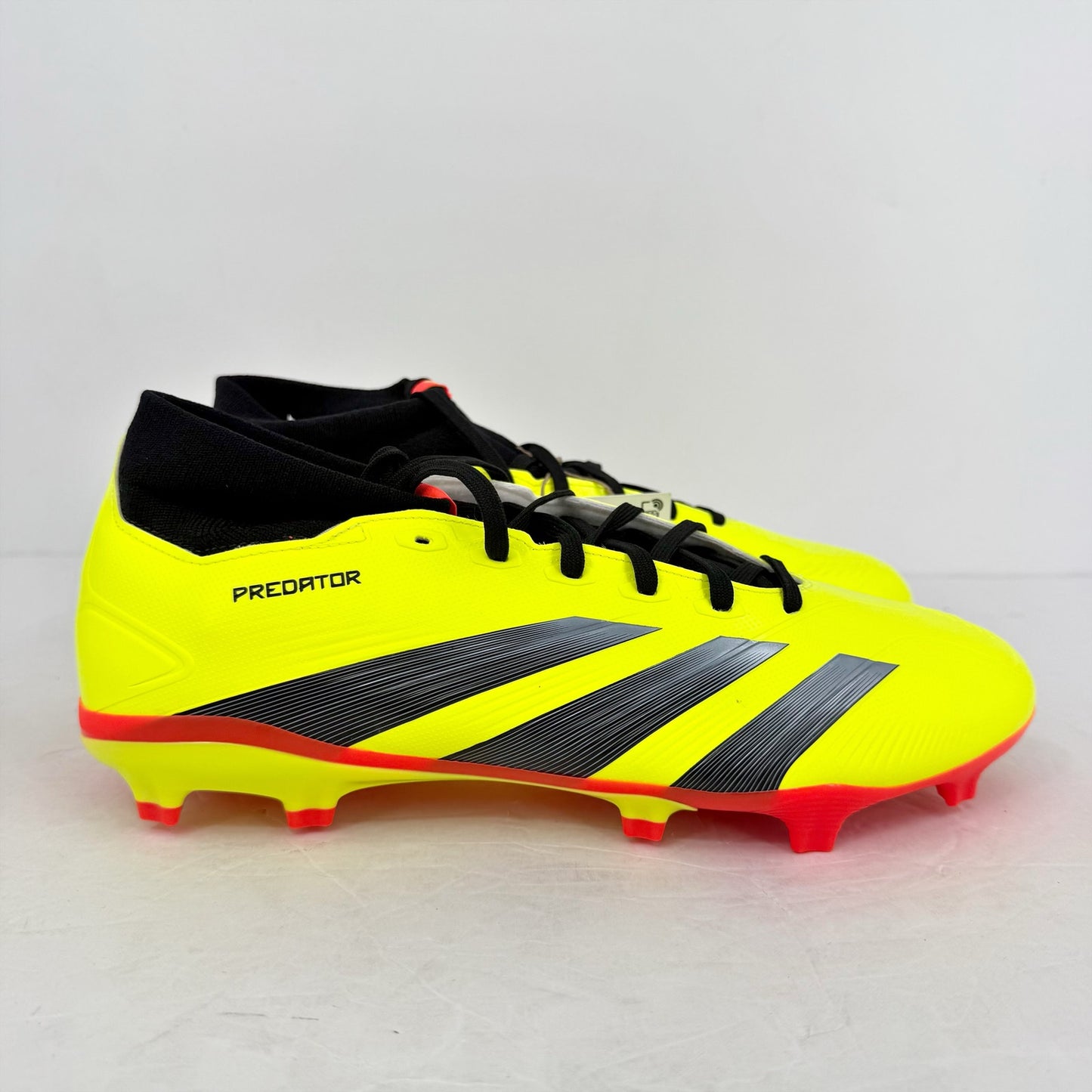 Adidas Mens Predator League Mid FG Soccer Cleats US 10 Yellow Black Athletic NIB