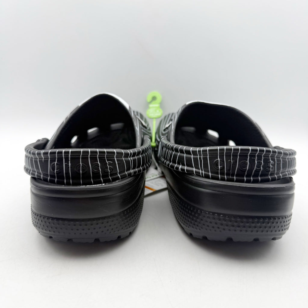 Crocs Classic Clog Mens 11 Jack Skellington Nightmare Before Christmas Black NWT