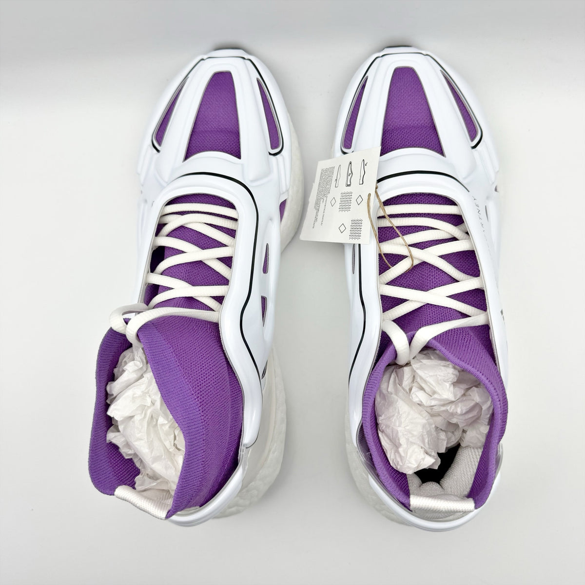 Adidas Stella McCartney Womens Ultraboost 22 Elevated Sneaker Size 9.5 White Purple