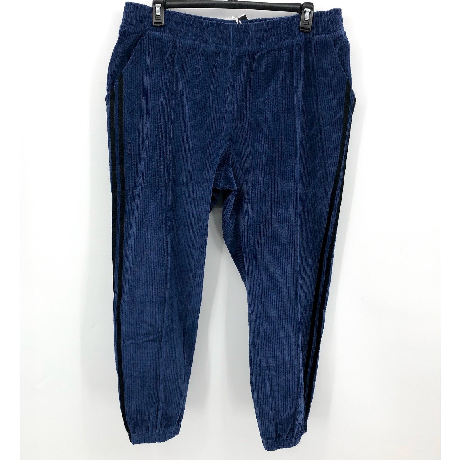 ADIDAS X Ivy Park Unisex Corduroy Sweat Pants XL Dark Blue Heavyweight NWT