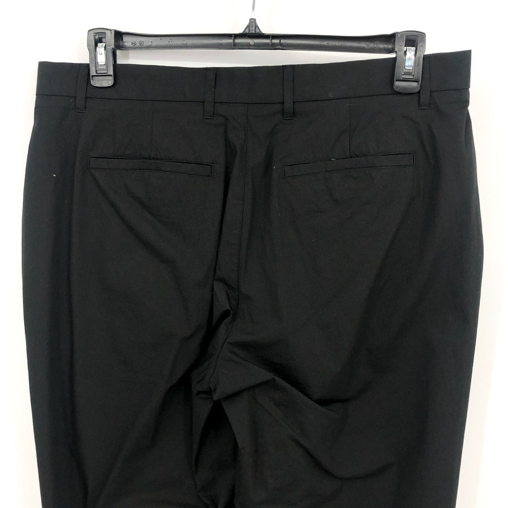 Everlane Mens The Athletic Fit Air Chino Pants 34x30 Black Flat Front NWT
