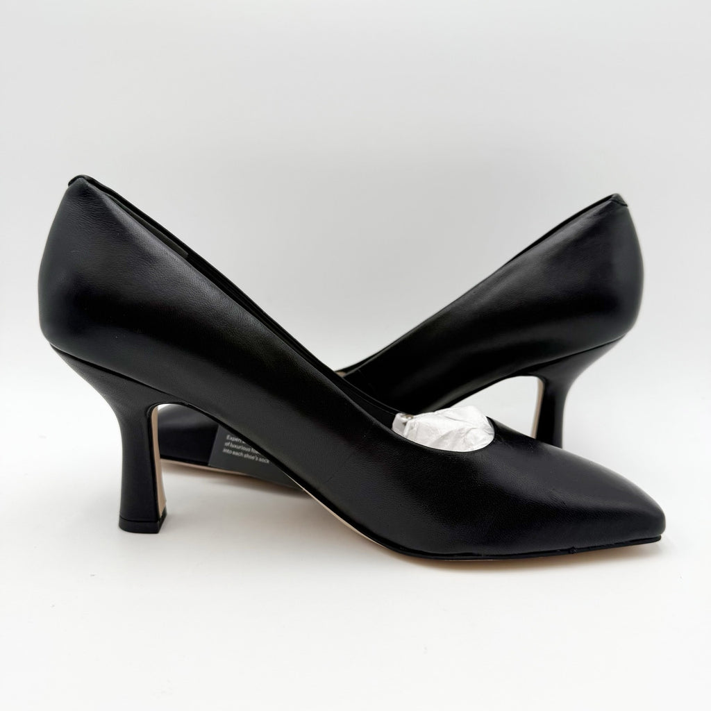 Franco Sarto Womens Flexa Aela Pumps Size 8.5 M EU 39 Black Leather NIB