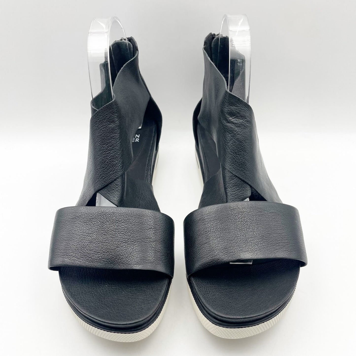 Eileen Fisher Womens Sport Sandals US 9.5 M EU 40 Black Leather NIB