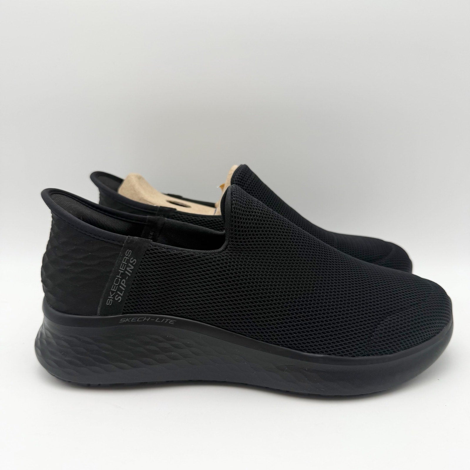 Skechers Womens Slip-Ins Lite Pro Work Sneakers Size 6 Black Slip Resistant NIB