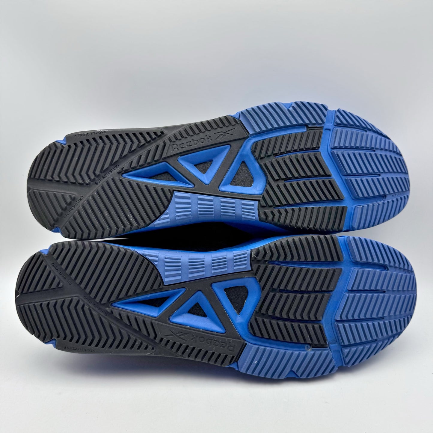 Reebok Work Mens Speed TR EH Composite Toe Sneakers US 16 M Blue Black SR NIB