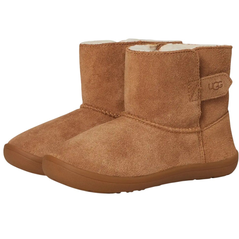 UGG Kids Keelan II Boots US 10 EU 27.5 Chestnut Brown Suede NIB