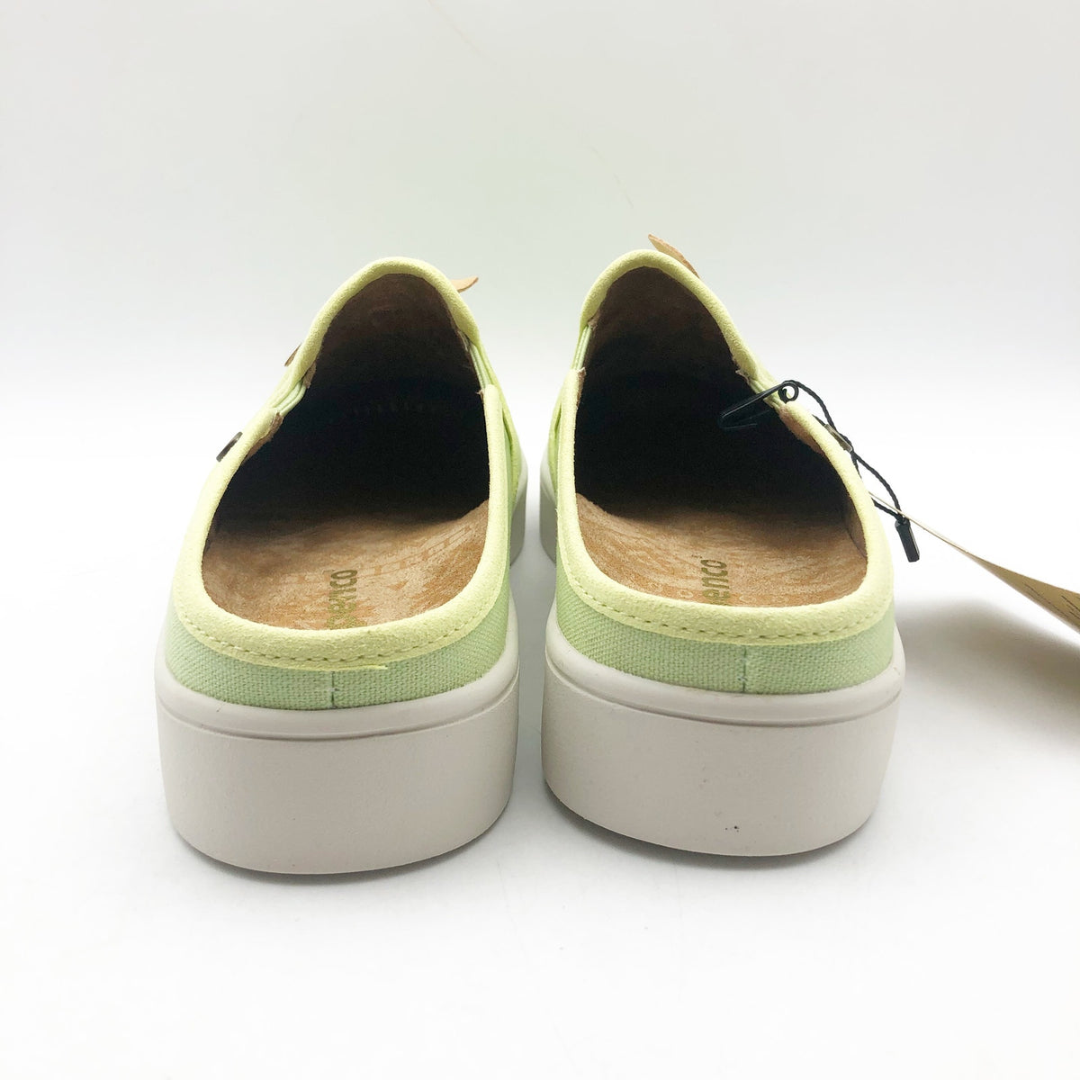 Spenco Womens Audrey Casual Slides Size 8 Green Casual Sneaker Mule NIB