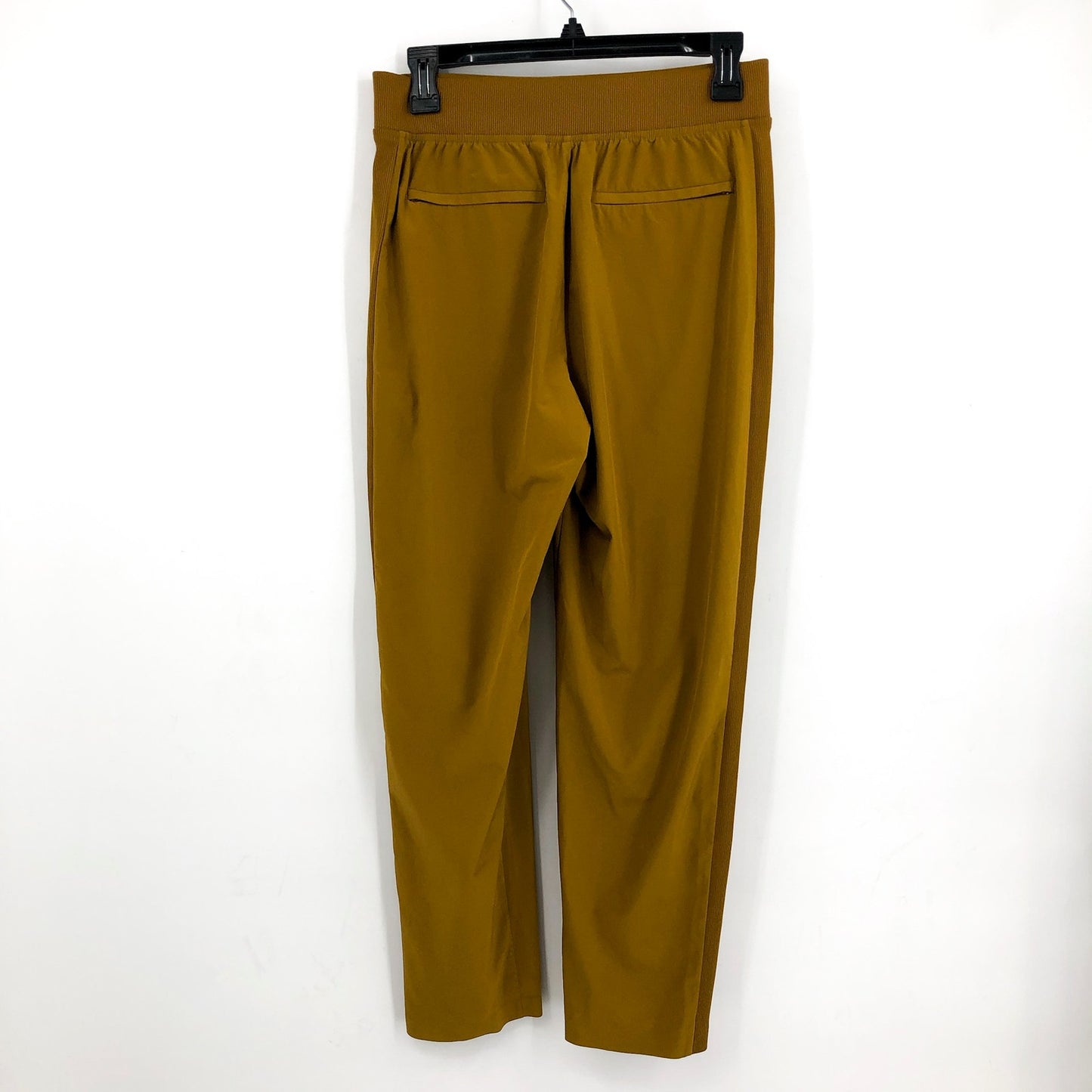 ATHLETA Womens Brooklyn Mid Rise Ankle Pants Size 4 Gold Brass Gold Knit NWOT