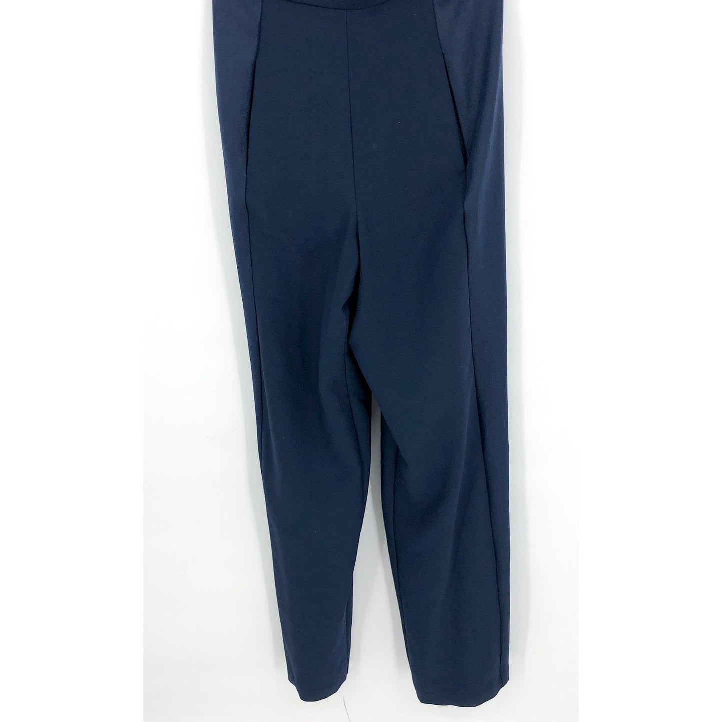 BLACK HALO Women's Lena Jumpsuit Size 2 Navy Blue Strapless NWT