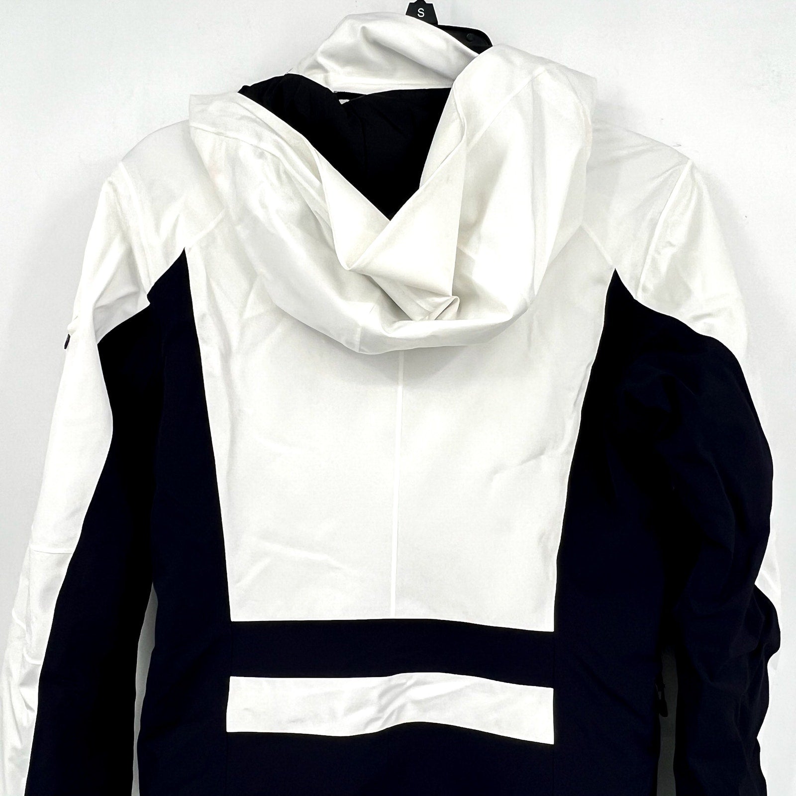 BOGNER Women's Dalya Hooded Two Tone Ski Jacket US 4 Small Off White WP NWOT