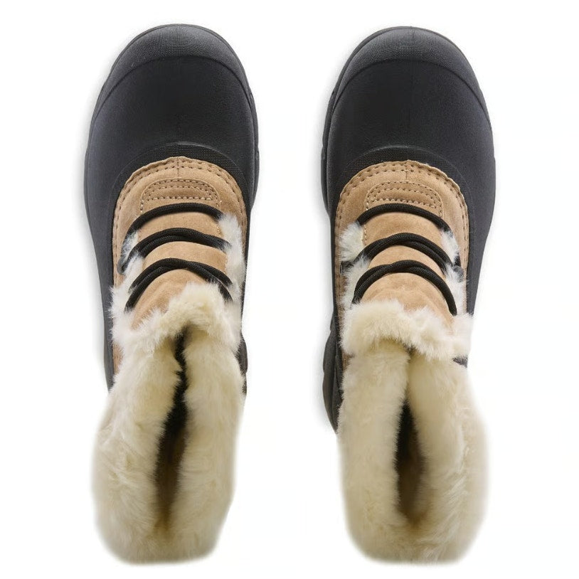 Sorel Womens Snow Angel Winter Boots Size 7 Tan Suede Waterproof Insulated NWOB