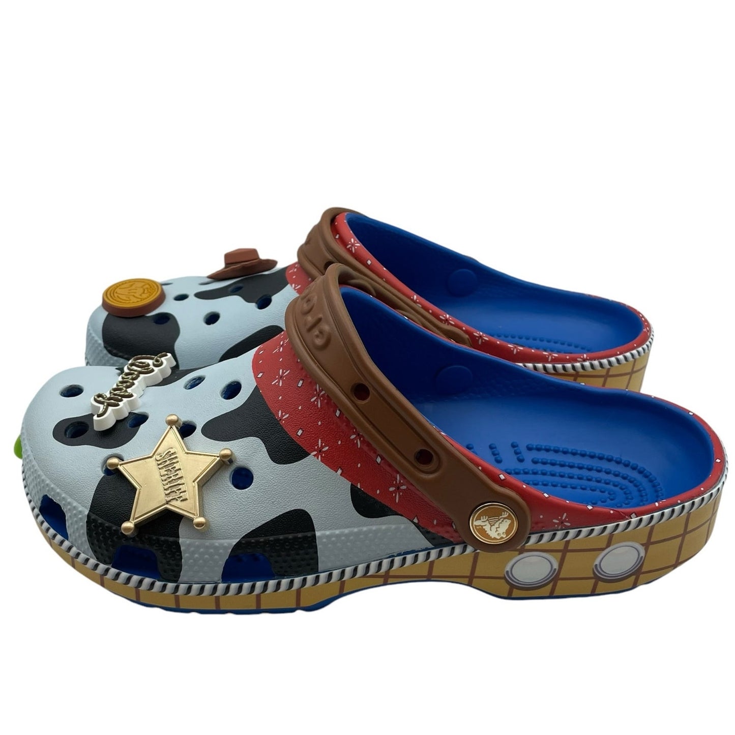 Crocs Unisex Sheriff Woody Classic Clogs Mens 6 Womens 8 Toy Story NWT