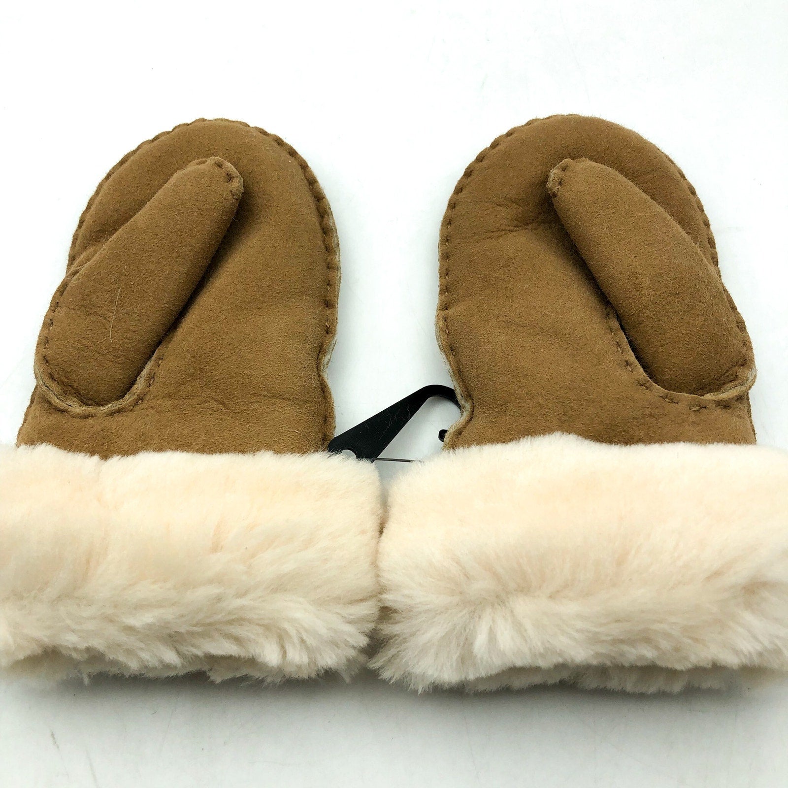 UGG Kid's Sheepskin Mittens Size 2-4 Years Old Tan Winter NWOT