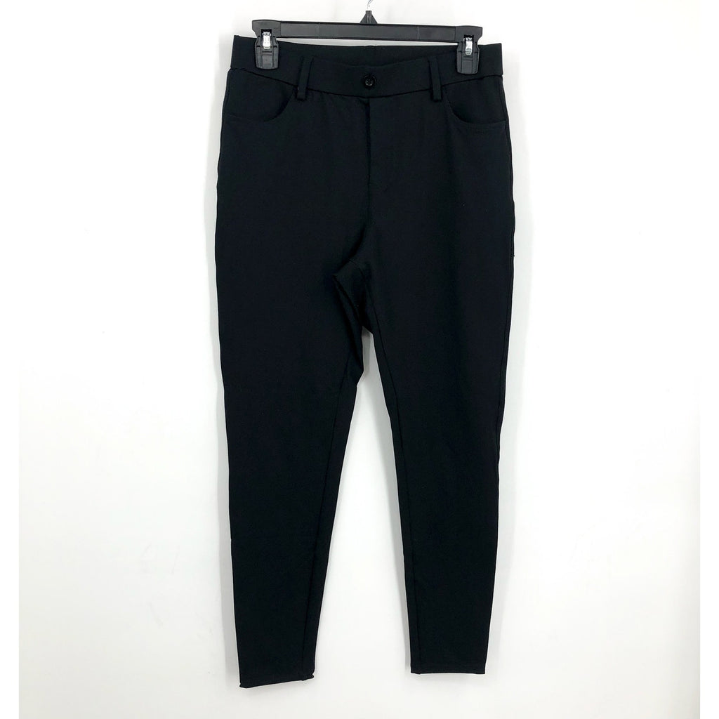 IUGA Womens High Waisted Stretchy Work Pants Medium Black High Rise EUC