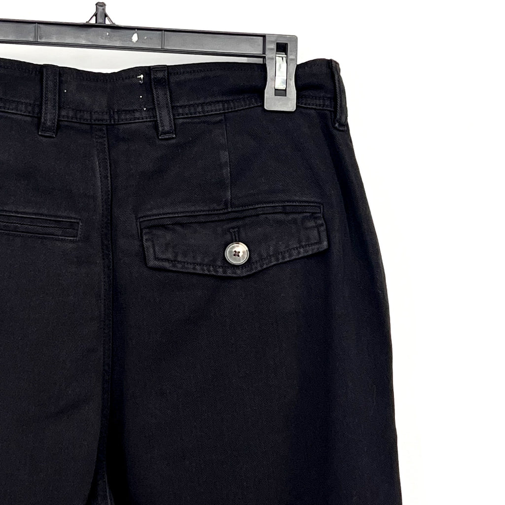 EVERLANE Women's The Relaxed Chino Pants Size 2 Black Buttersoft Barrel Fit NWT