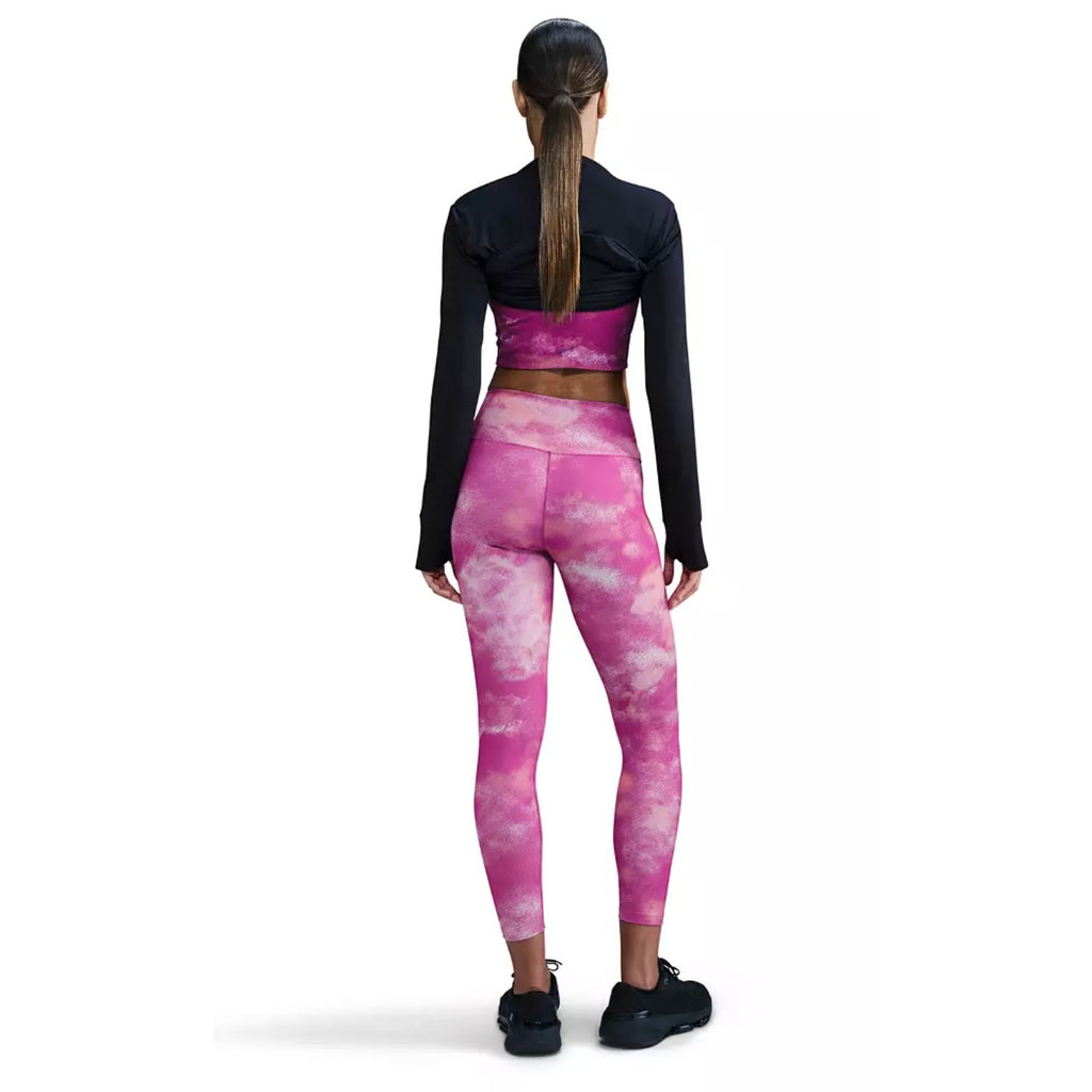 NIKE Women's High-Waisted 7/8 Leggings XS Pink Hot Fuchsia Print Athletic NWT