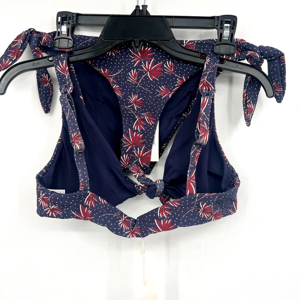 EBERJEY Botanico Cassidy & Ursula Bikini Set Medium Blue Peacoat Brick NWT