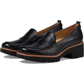 Naturalizer Womens Darry Lug Sole Loafer Size 12 EU 43 Black Leather Slip On NIB