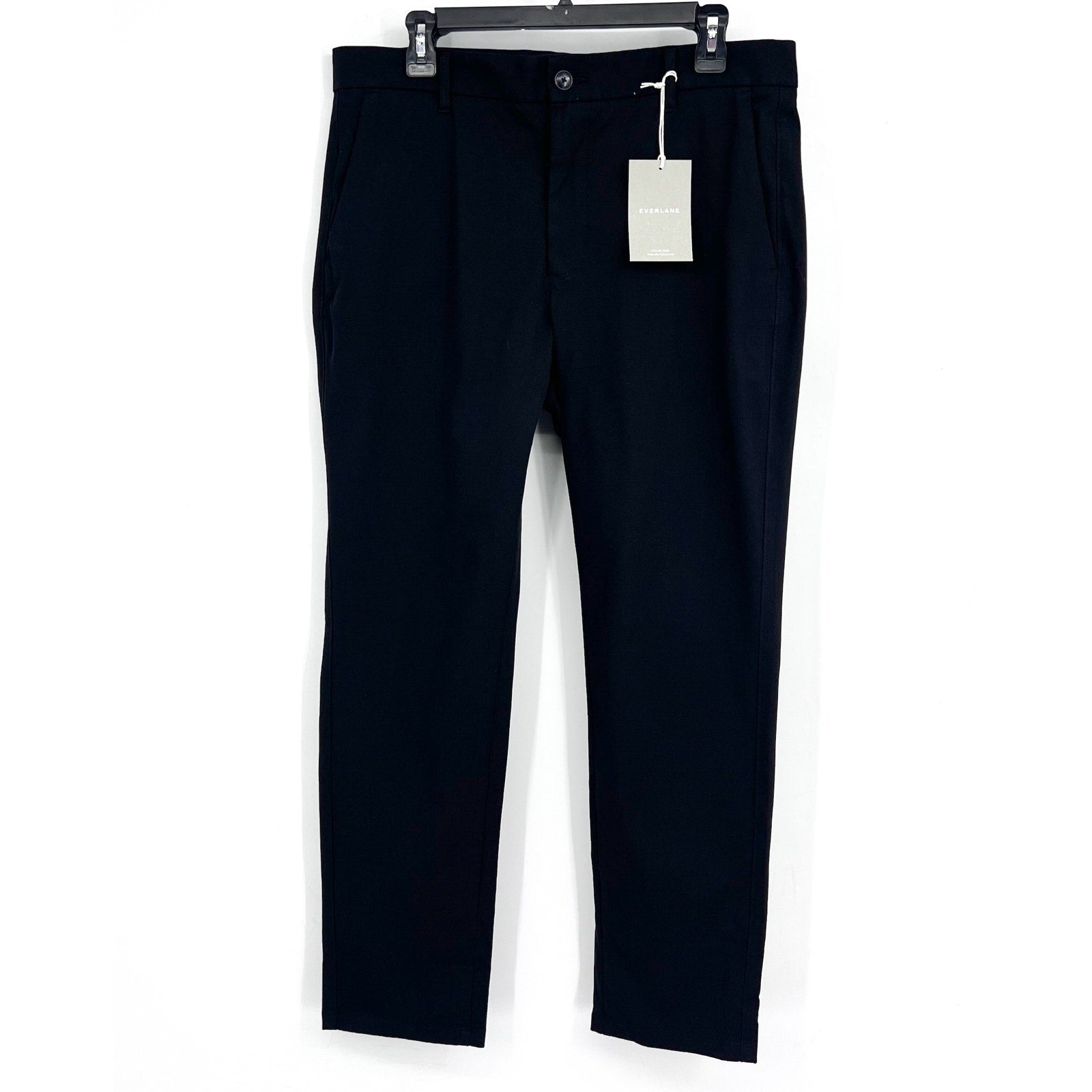 EVERLANE Men's Uniform Performance Chino 32x30 Black Pants NWT