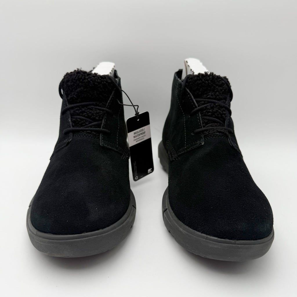 Sorel Women Explorer Next Drift Bootie US 9.5 EU 40.5 Black Suede Waterproof NIB