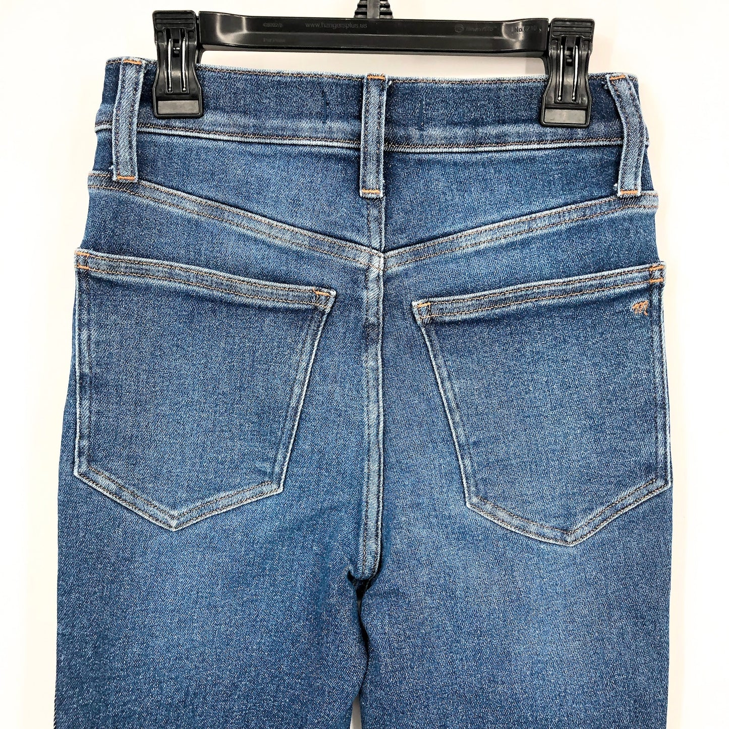 MADEWELL Women's Stovepipe Jeans Size 24 Blue Auraria Slim Straight Ankle NWT