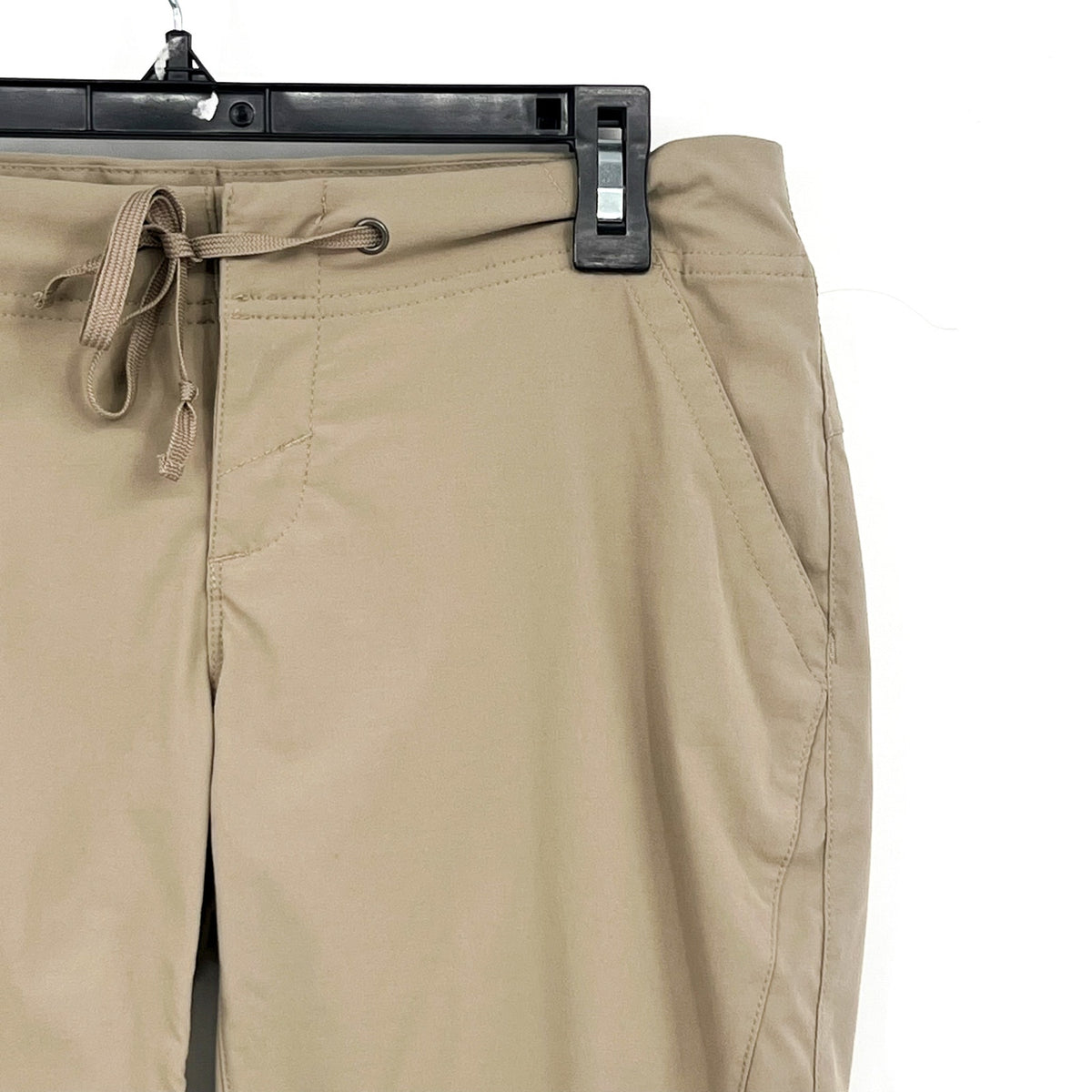 COLUMBIA Women's Anytime Outdoor Long Shorts Size 4 Khaki Stretch NWT